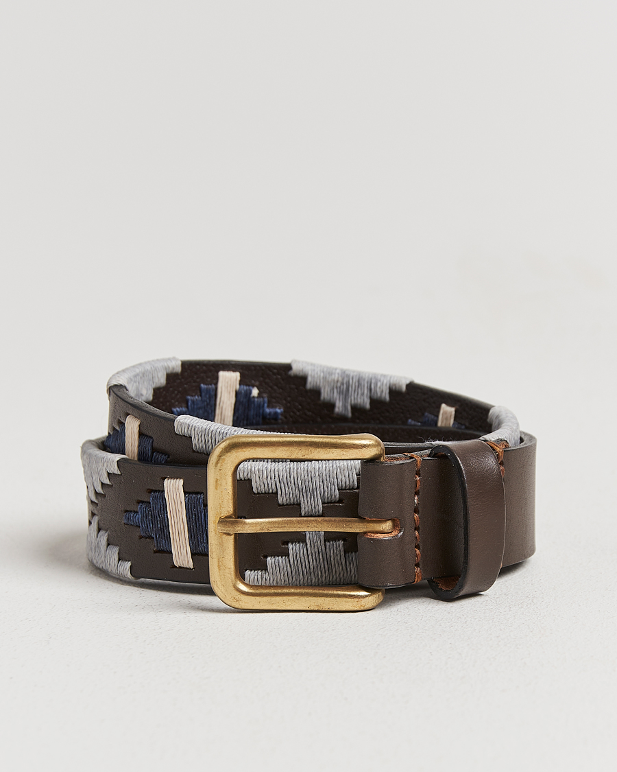 Herre | Bælter | Pampeano | Tornado Hand Stitched Classic Leather Belt 3,5cm Brown
