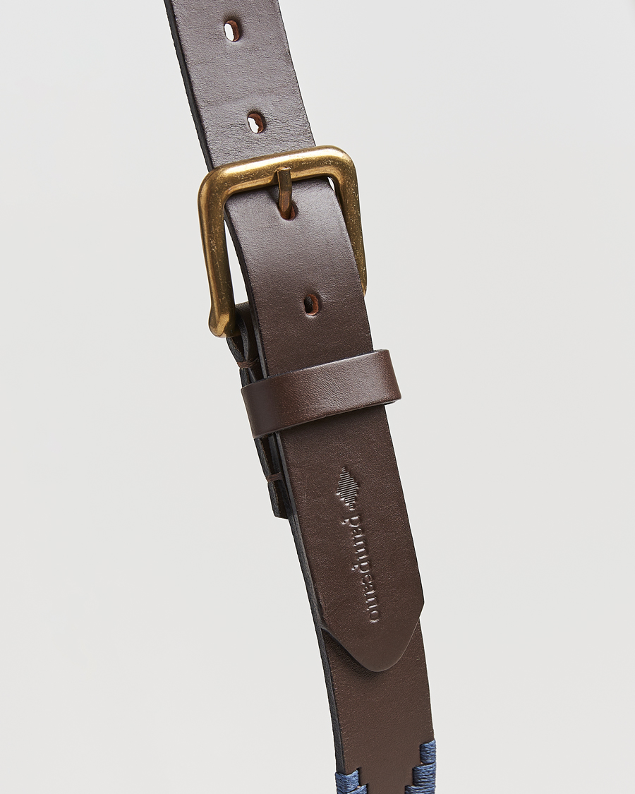 Herre | Bælter | Pampeano | Aurora Hand Stitched Classic Leather Belt 3,5cm Orange