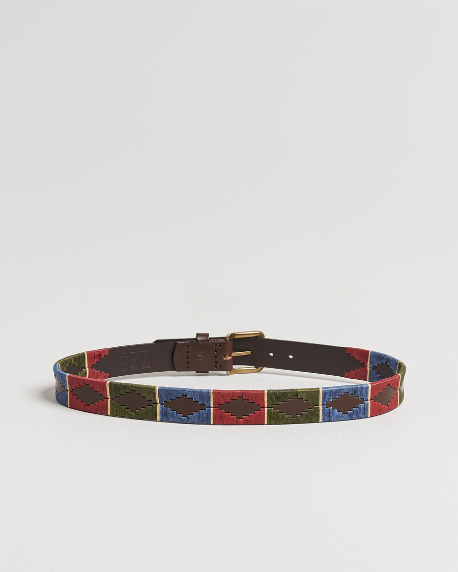 Herre | Bælter | Pampeano | Otono Hand Stitched Classic Leather Belt 3,5cm Brown