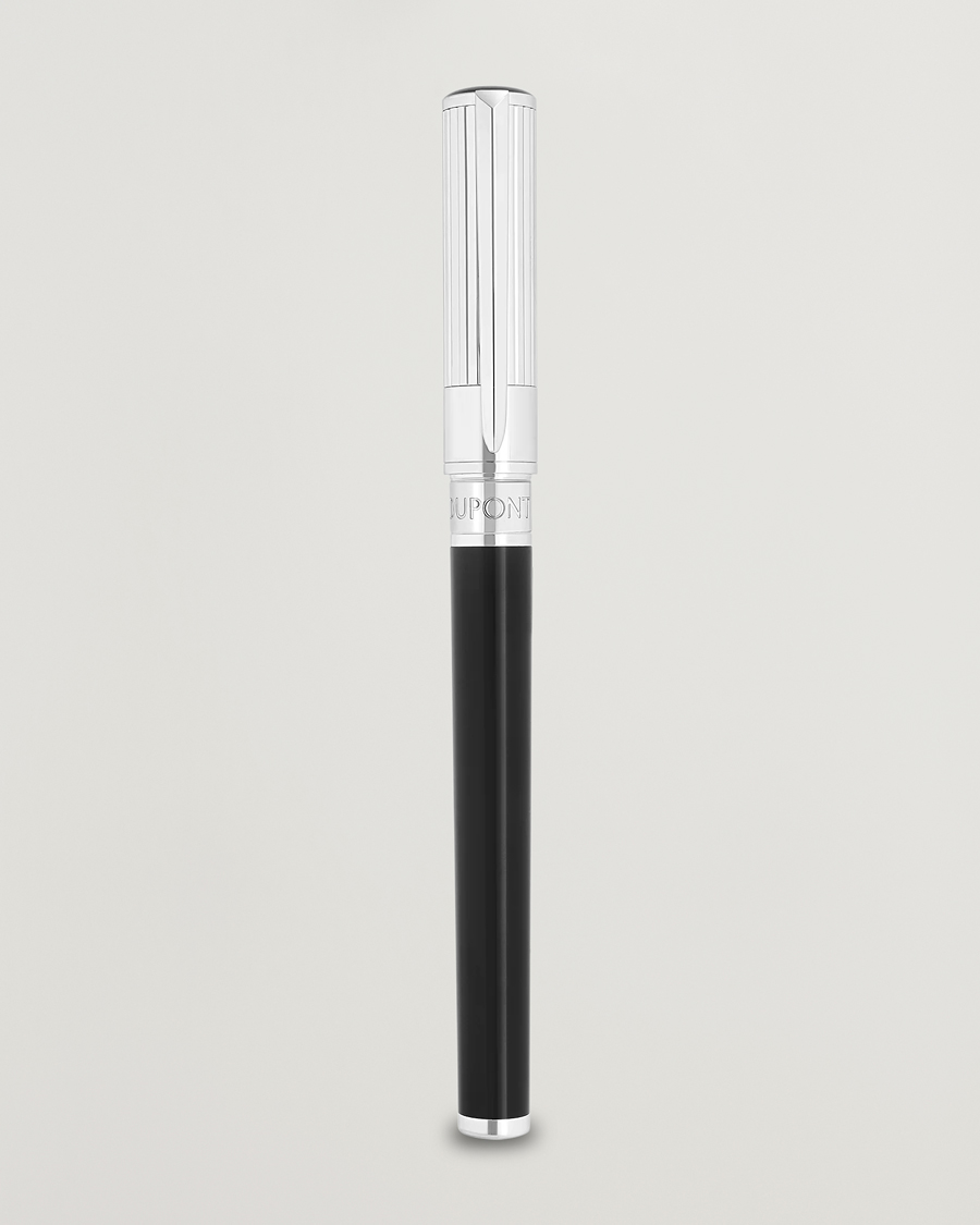 Herre | Penne | S.T. Dupont | D-Initial Fountain Pen Duo Black/Chrome