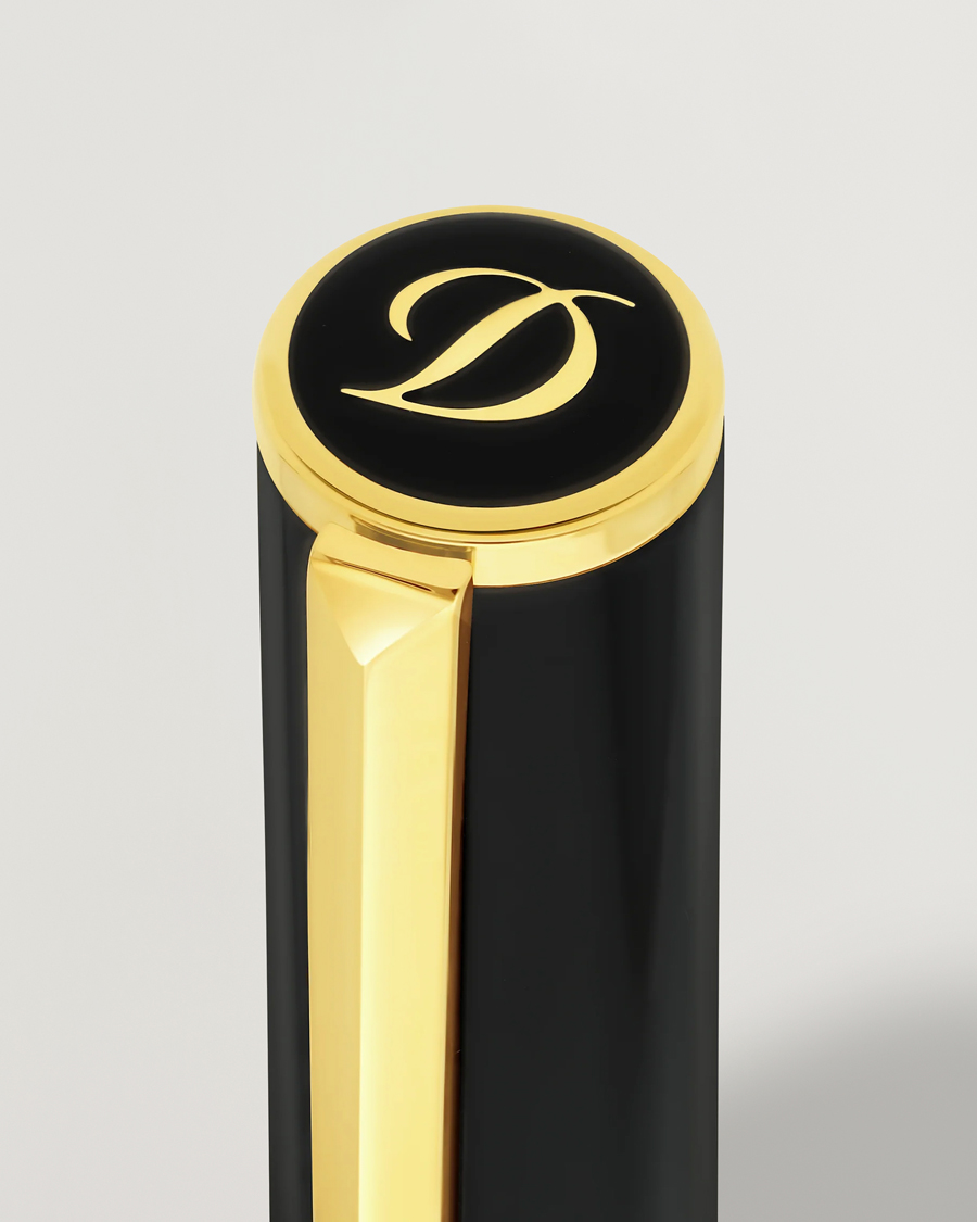 Herre | Penne | S.T. Dupont | D-Initial Rollerball Pen Black/Golden