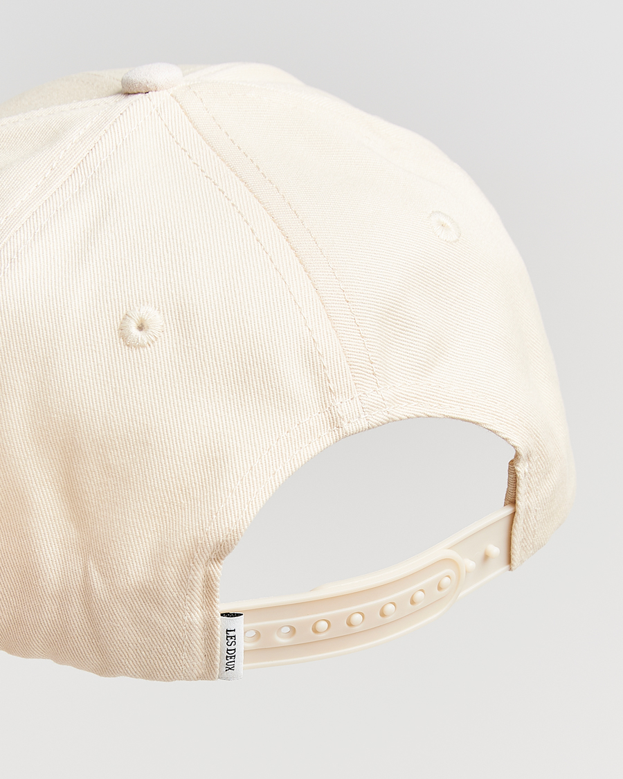 Herre | Hatte & kasketter | LES DEUX | Baseball Cap Suede II Ivory