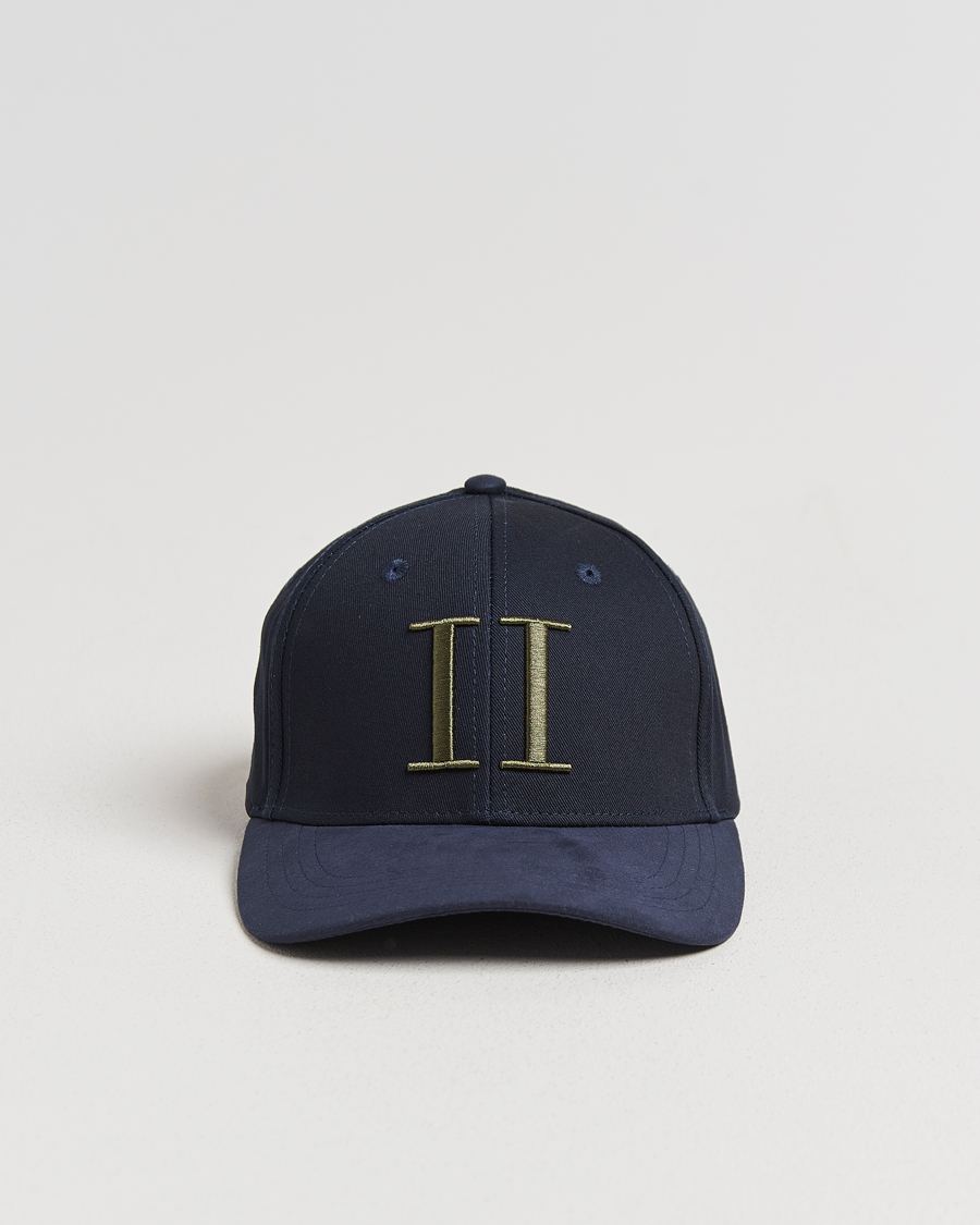 Herre | Hatte & kasketter | LES DEUX | Baseball Cap Suede II Dark Navy Blue