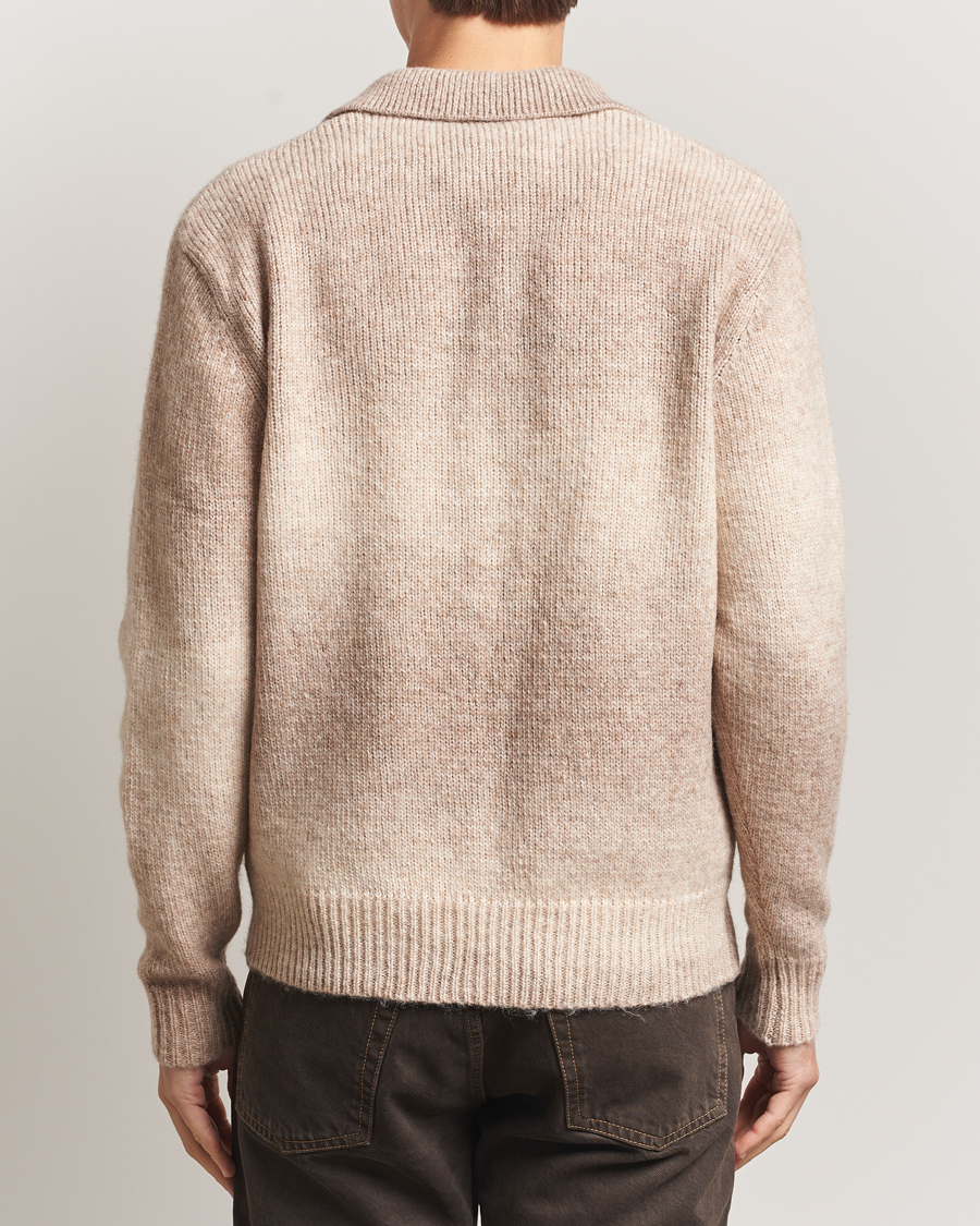 Herre | Trøjer | LES DEUX | Gannon Gradient Zipper Cardigan Prairie Sand