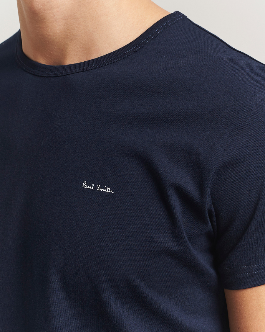 Herre | T-Shirts | Paul Smith | 3-Pack Crew Neck T-Shirt White/Black/Light Blue