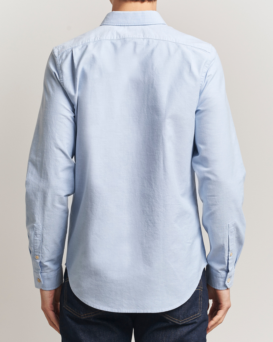 Herre | Skjorter | PS Paul Smith | Tailored Fit Embroidered Oxford Shirt Light Blue