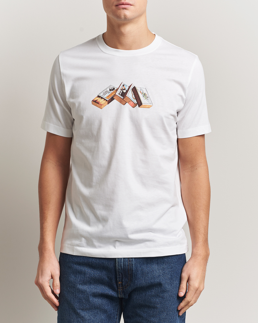 Herre | T-Shirts | PS Paul Smith | Matchboxes Printed T-Shirt White