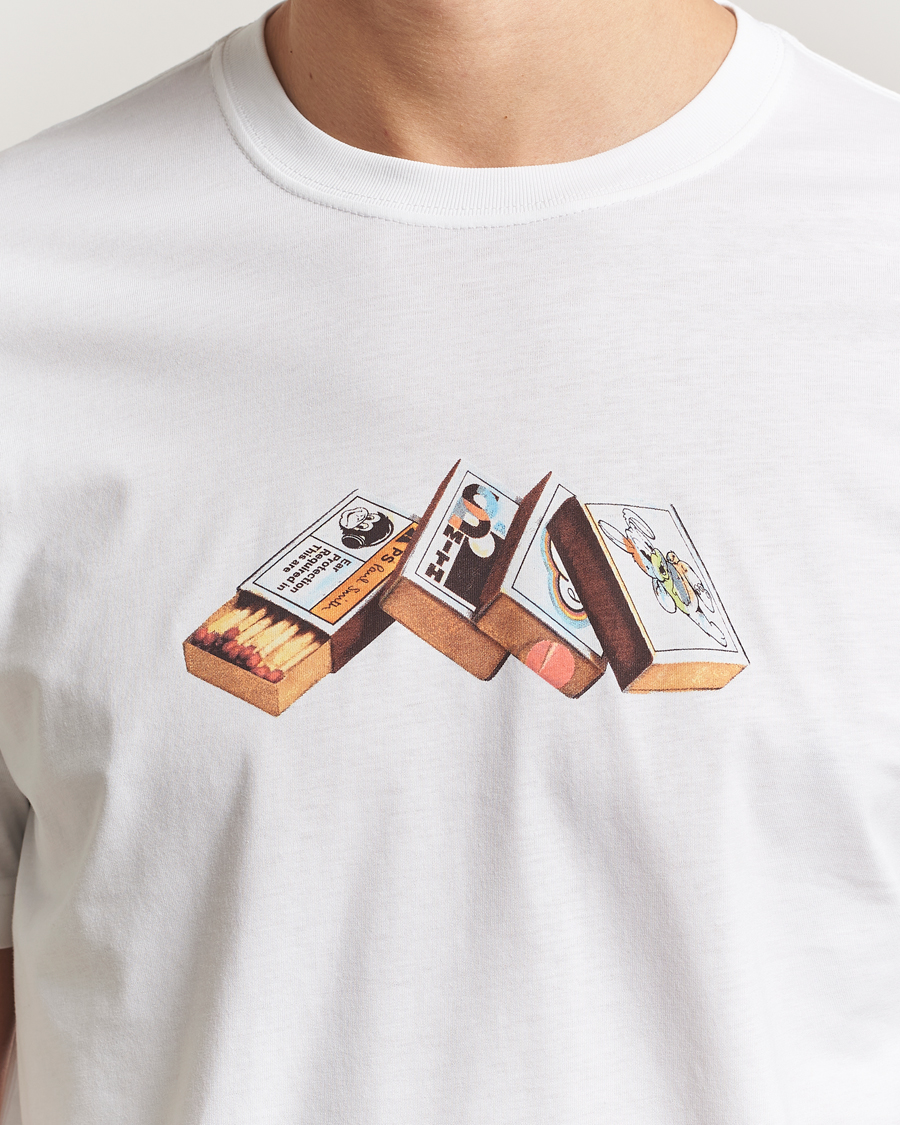 Herre | T-Shirts | PS Paul Smith | Matchboxes Printed T-Shirt White