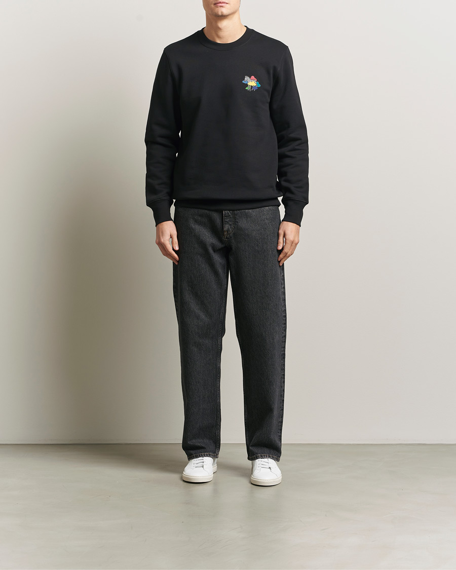 Herre | Trøjer | PS Paul Smith | Cloud Zebra Printed Sweatshirt Black