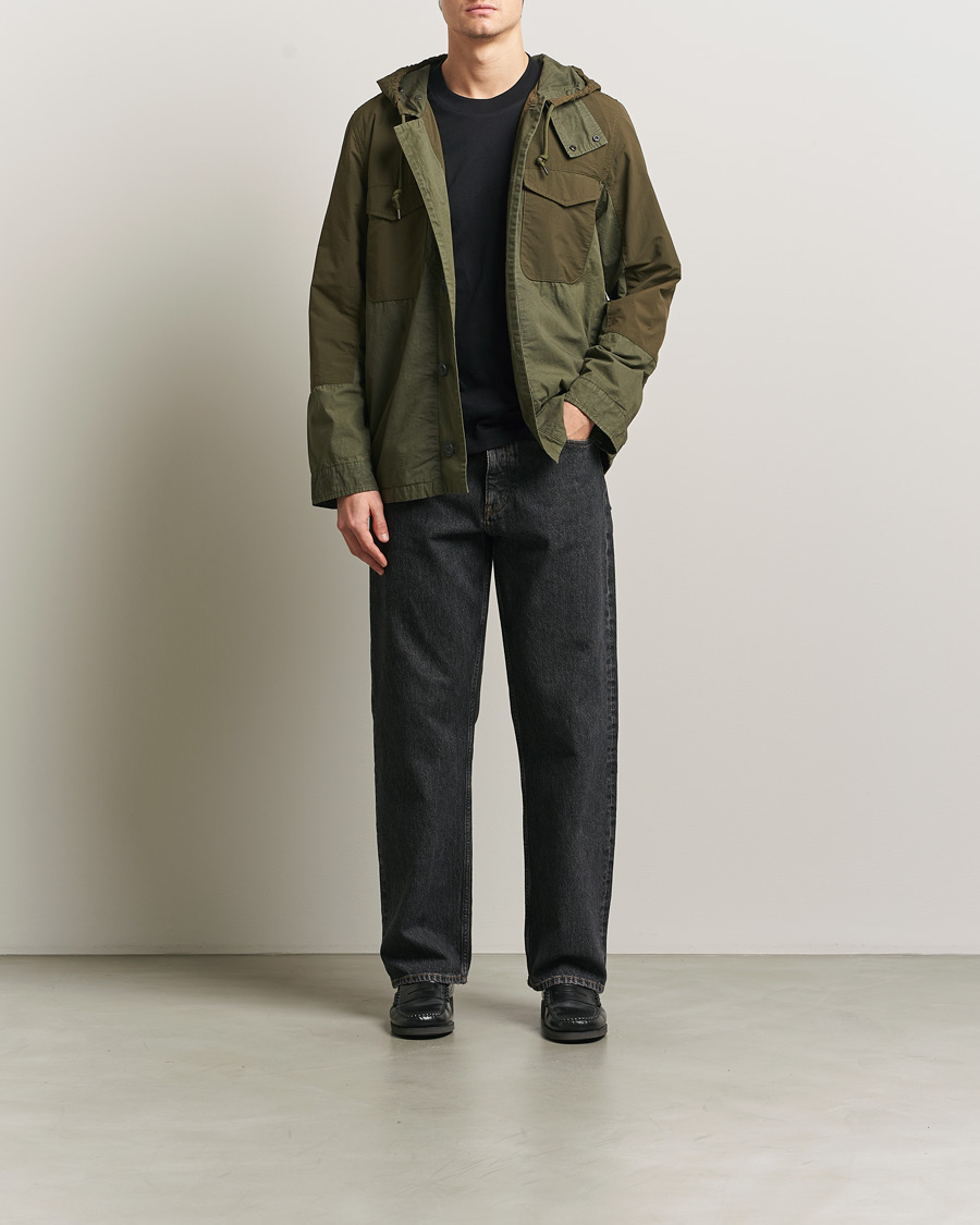 Herre | Jakker | PS Paul Smith | Cotton Ripstop Hooded Jacket Dark Green