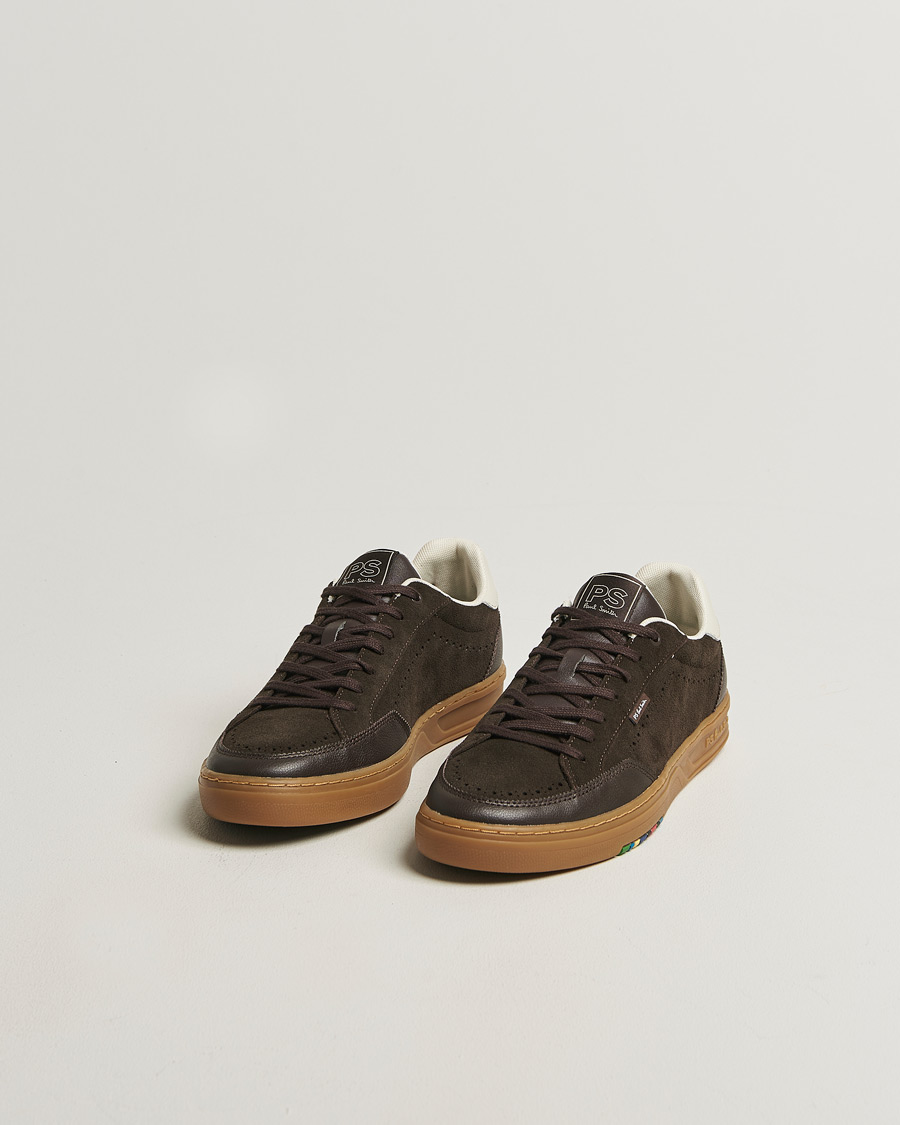 Herre | Sneakers | PS Paul Smith | Hillstar Suede/Leather Sneaker Dark Brown