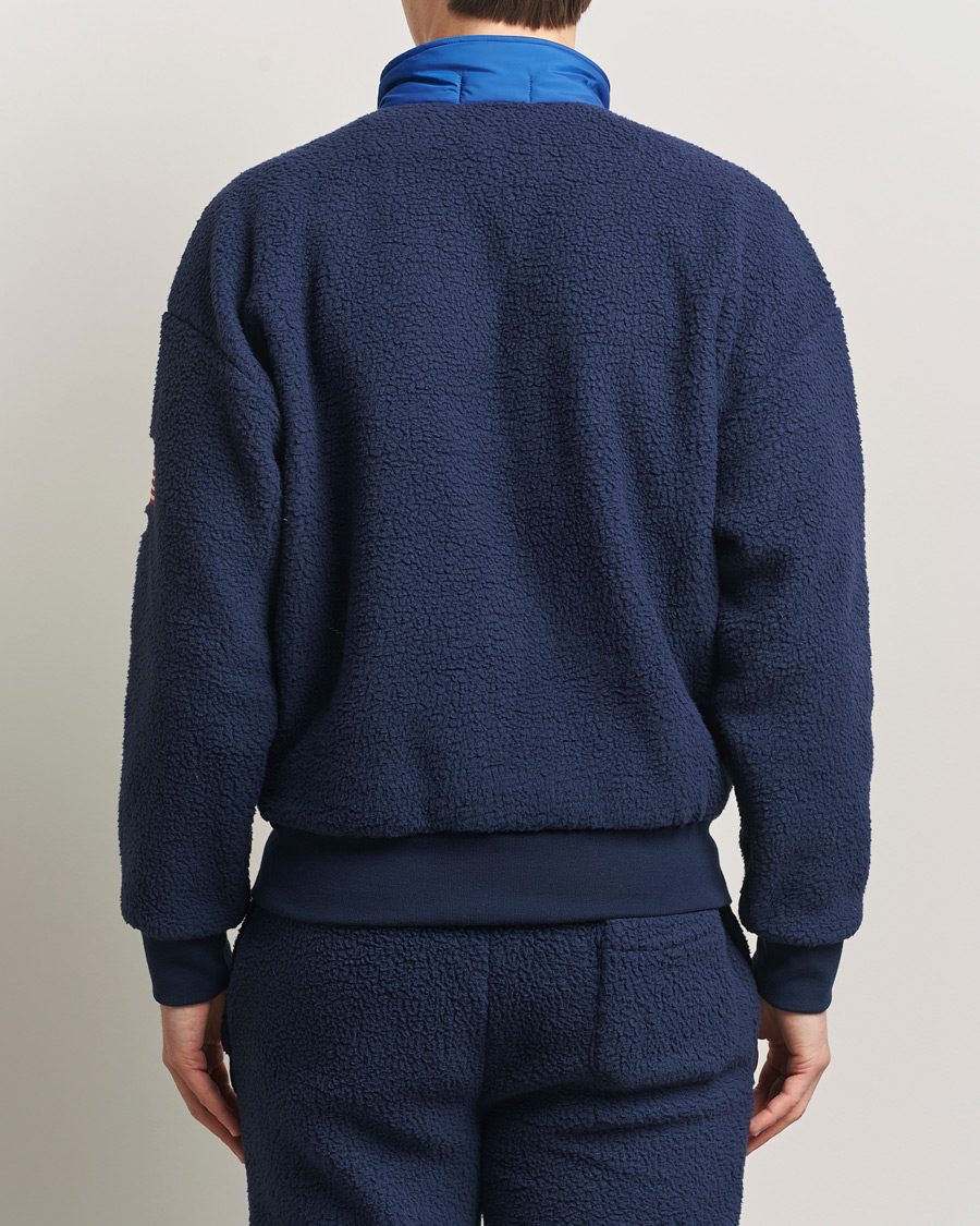 Herre | Trøjer | Polo Ralph Lauren | Polar Half Zip USA Fleece Refined Navy