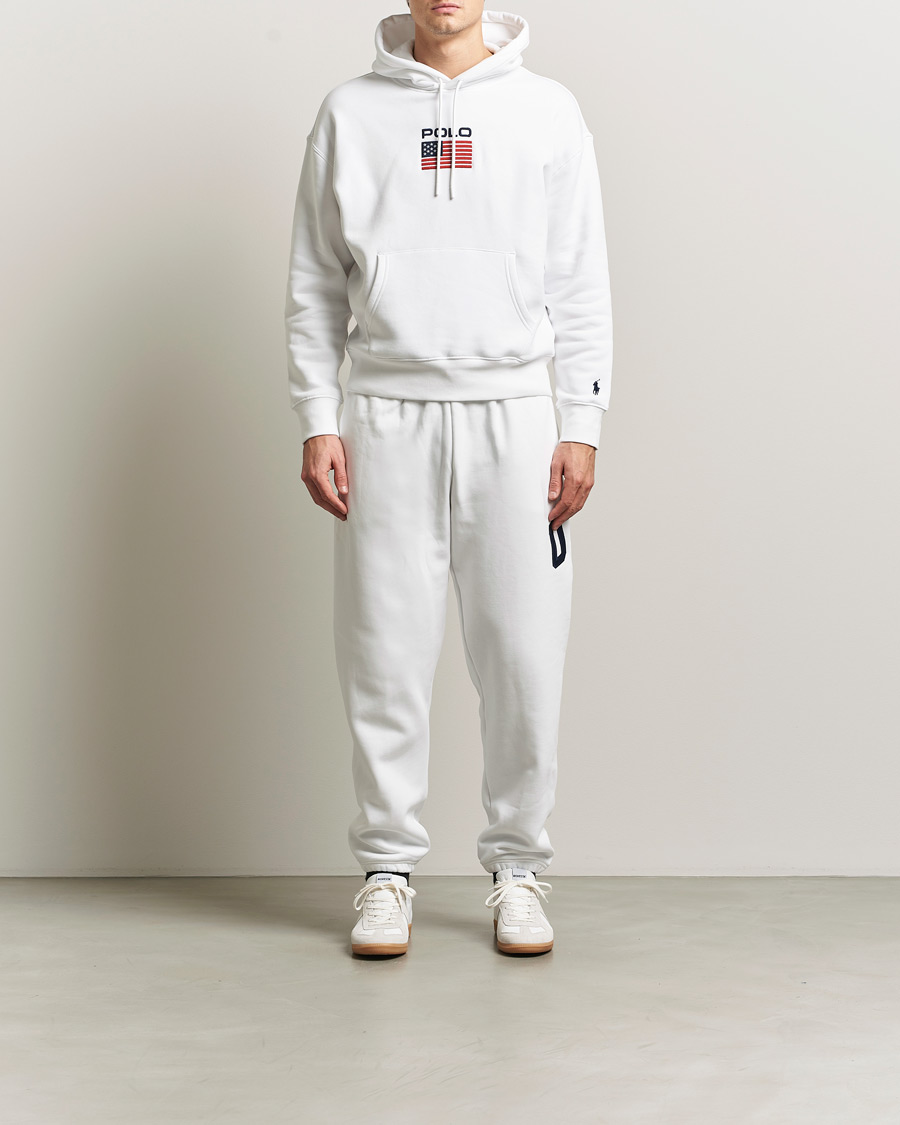 Herre | Trøjer | Polo Ralph Lauren | USA Hoodie White