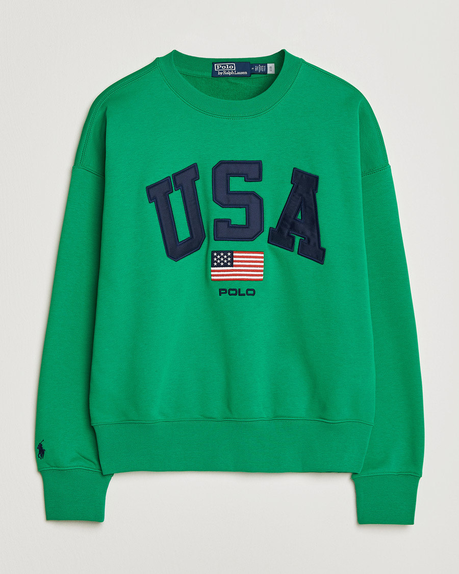 Herre | Trøjer | Polo Ralph Lauren | USA Sweatshirt Billiard Green