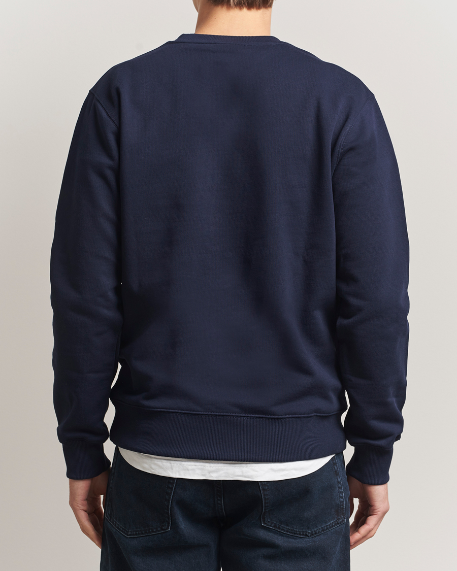 Herre | Trøjer | Drôle de Monsieur | Classic Slogan Sweatshirt Navy