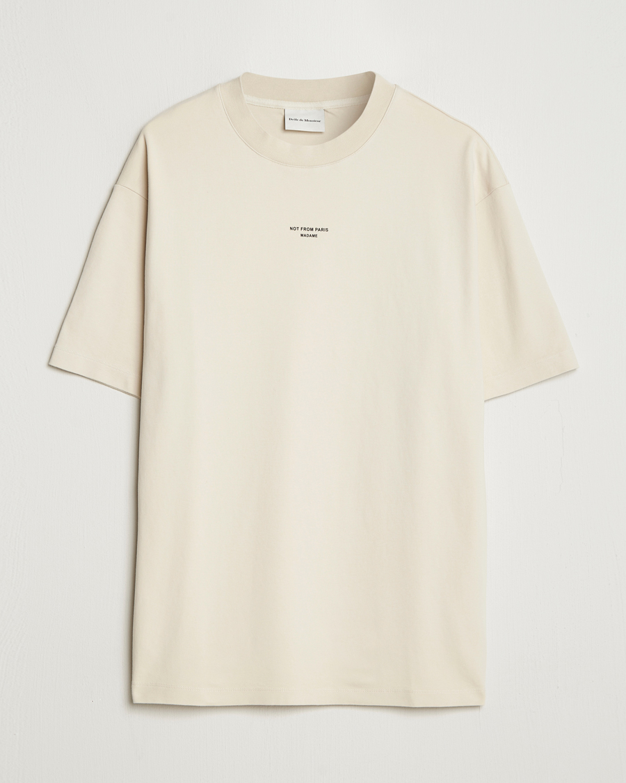 Herre | T-Shirts | Drôle de Monsieur | Classic Slogan T-Shirt Mastic