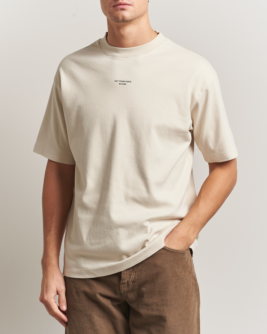 Herre | T-Shirts | Drôle de Monsieur | Classic Slogan T-Shirt Mastic