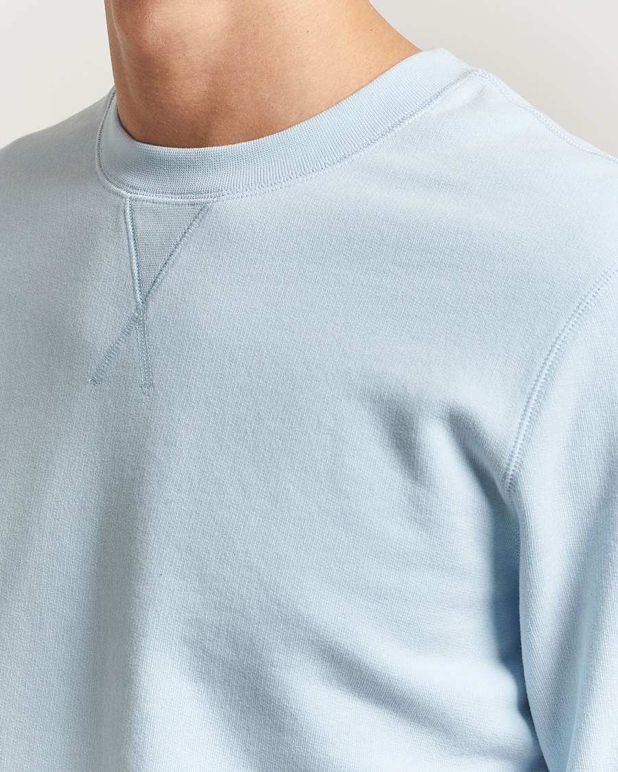 Herre | Trøjer | Sunspel | Loopback Sweatshirt Frost Blue