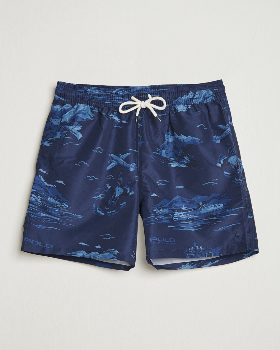 Herre | Badebukser | Polo Ralph Lauren | Traveler Printed Mid Trunk Spy Bear