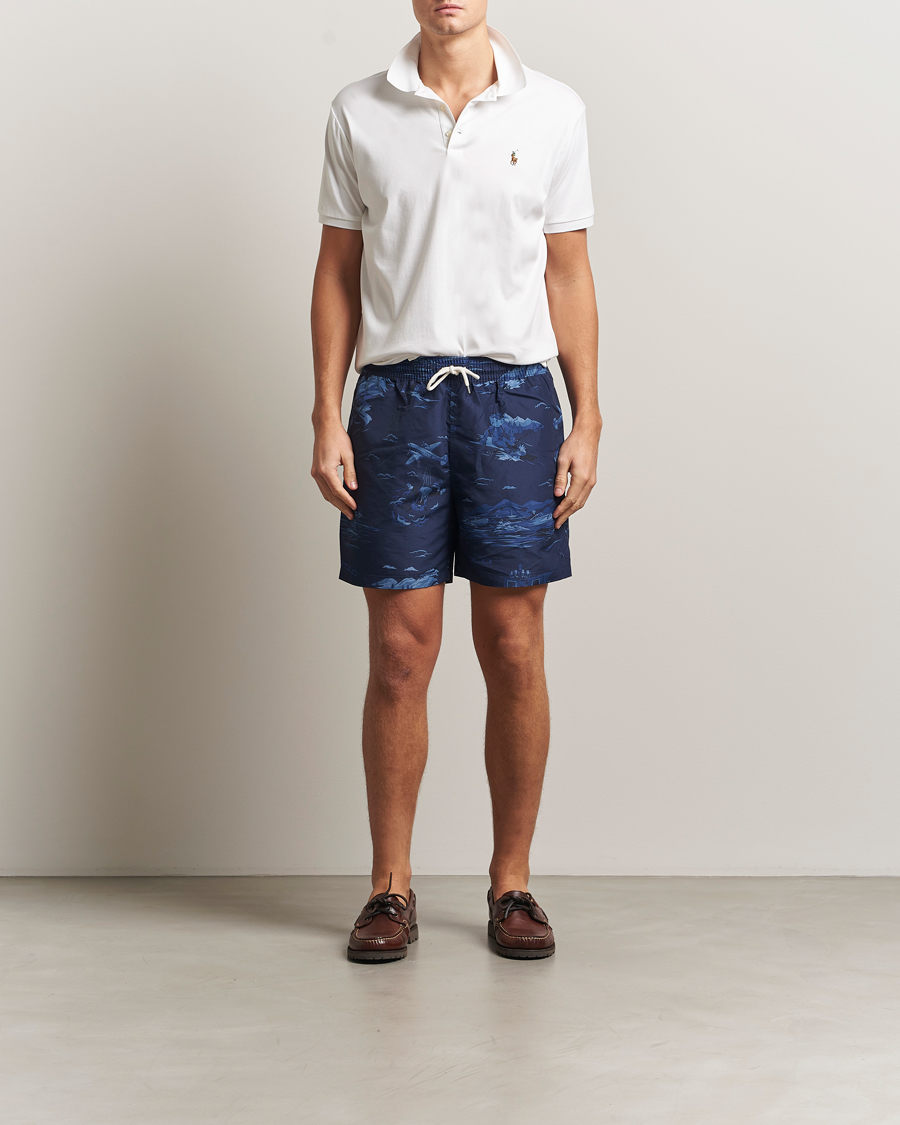 Herre | Badebukser | Polo Ralph Lauren | Traveler Printed Mid Trunk Spy Bear