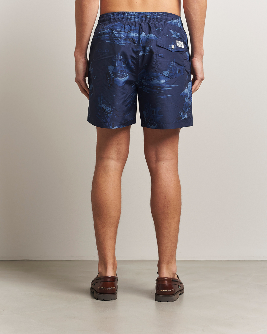 Herre | Badebukser | Polo Ralph Lauren | Traveler Printed Mid Trunk Spy Bear