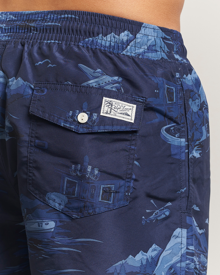 Herre | Badebukser | Polo Ralph Lauren | Traveler Printed Mid Trunk Spy Bear