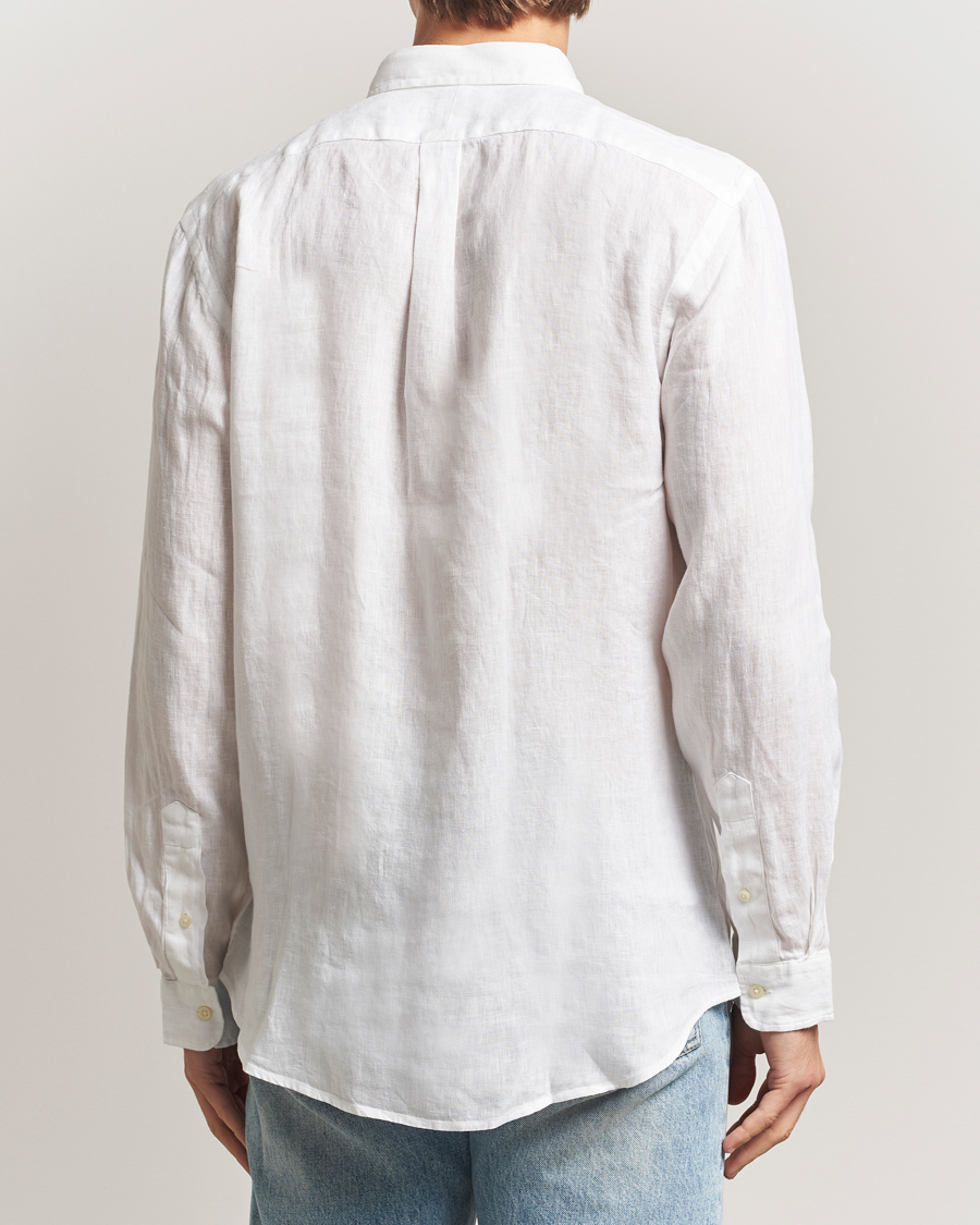 Herre | Veste | Polo Ralph Lauren | Slim Fit Linen Shirt White