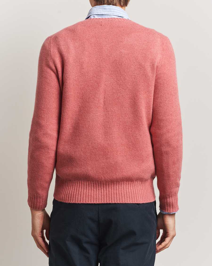 Herre | Trøjer | Polo Ralph Lauren | Wool/Cashmere Crew Neck Strawberry Gelato