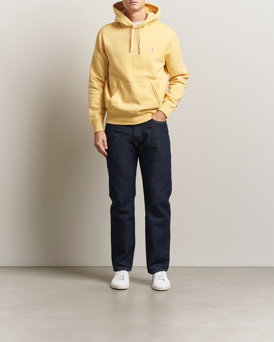 Herre | Polotrøjer | Polo Ralph Lauren | RL Fleece Hoodie Corn Yellow