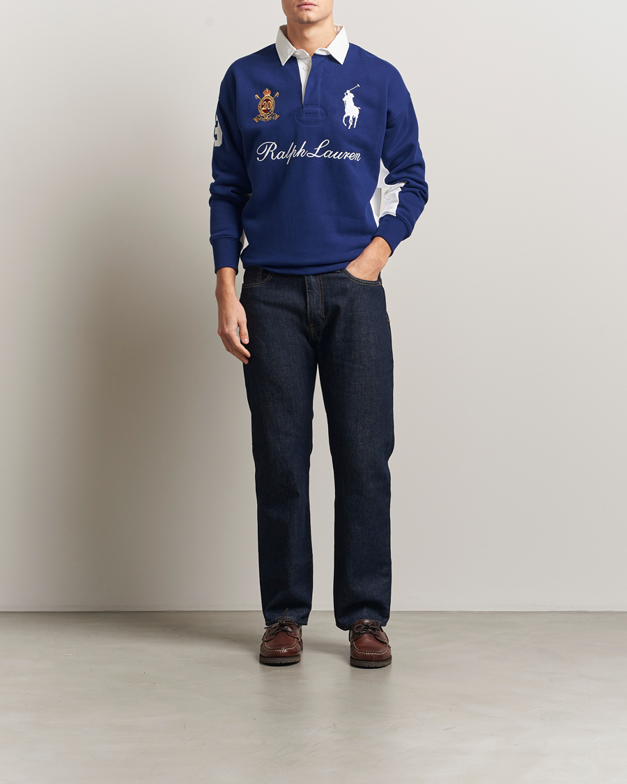 Herre | Trøjer | Polo Ralph Lauren | Big Pony Rugby Sweater Fall Royal