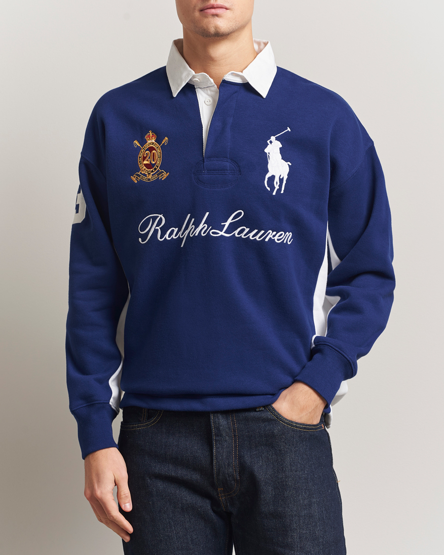 Herre | Trøjer | Polo Ralph Lauren | Big Pony Rugby Sweater Fall Royal