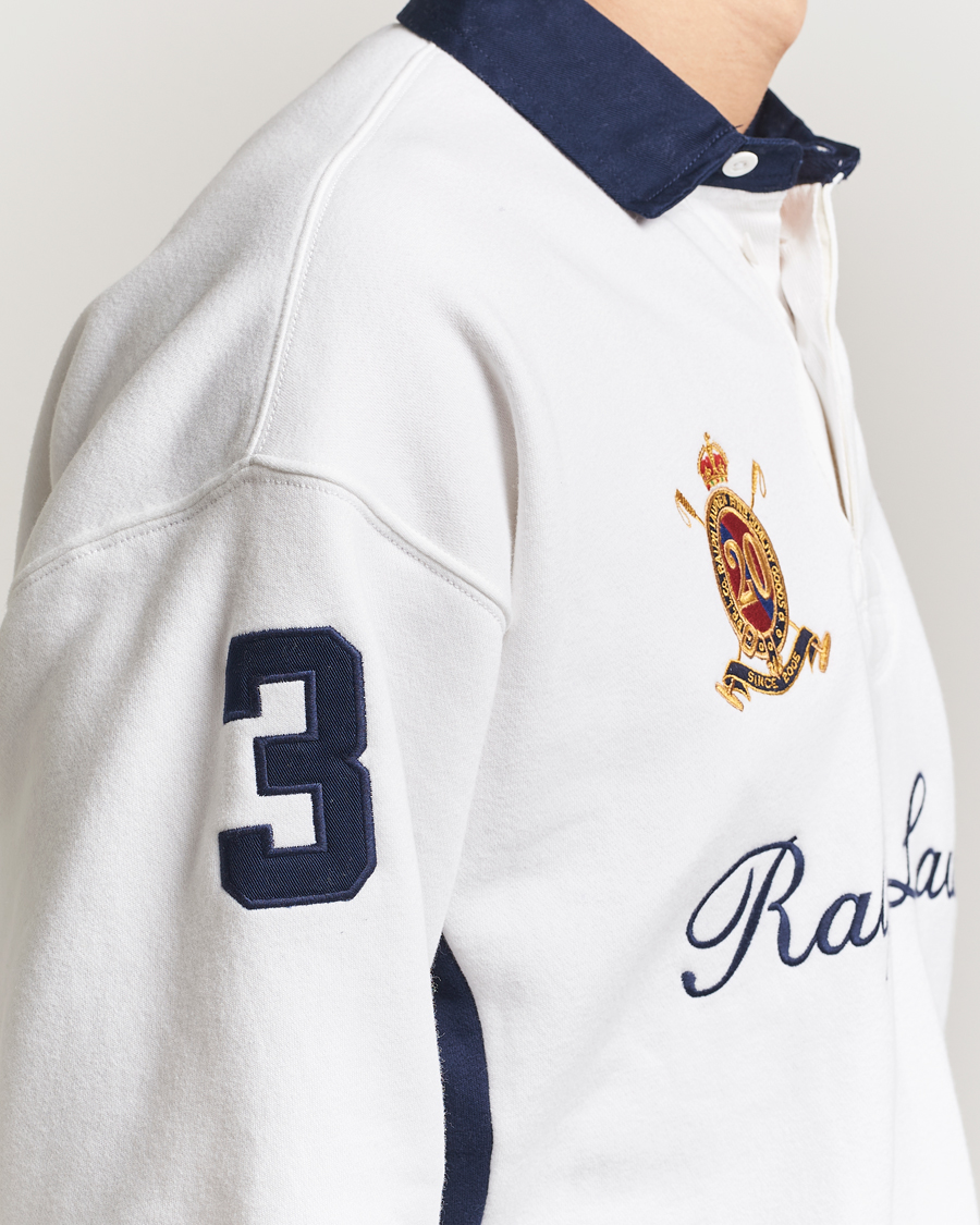 Herre | Trøjer | Polo Ralph Lauren | Big Pony Rugby Sweater White