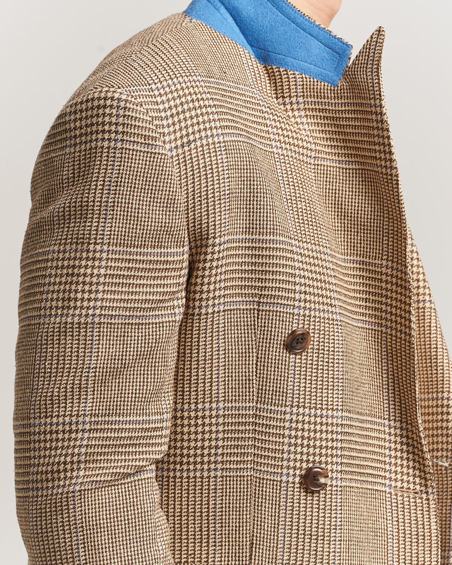 Herre | Blazere & jakker | Polo Ralph Lauren | DB Wool Prince of Wales Blazer Sand/Brown