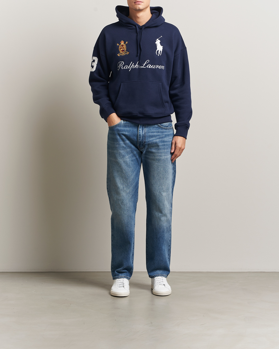 Herre | Trøjer | Polo Ralph Lauren | Big Pony Hoodie Cruise Navy