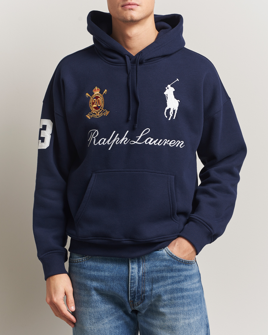 Herre | Trøjer | Polo Ralph Lauren | Big Pony Hoodie Cruise Navy