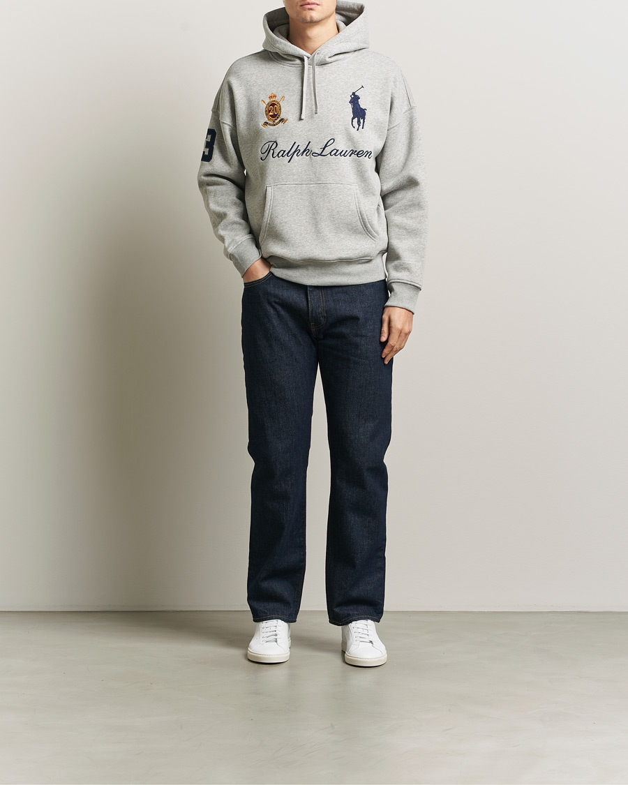 Herre | Trøjer | Polo Ralph Lauren | Big Pony Hoodie Andover Heather