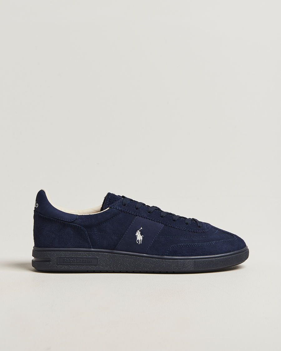 Herre | Trøjer | Polo Ralph Lauren | Bedford Suede Sneaker Tonal Navy