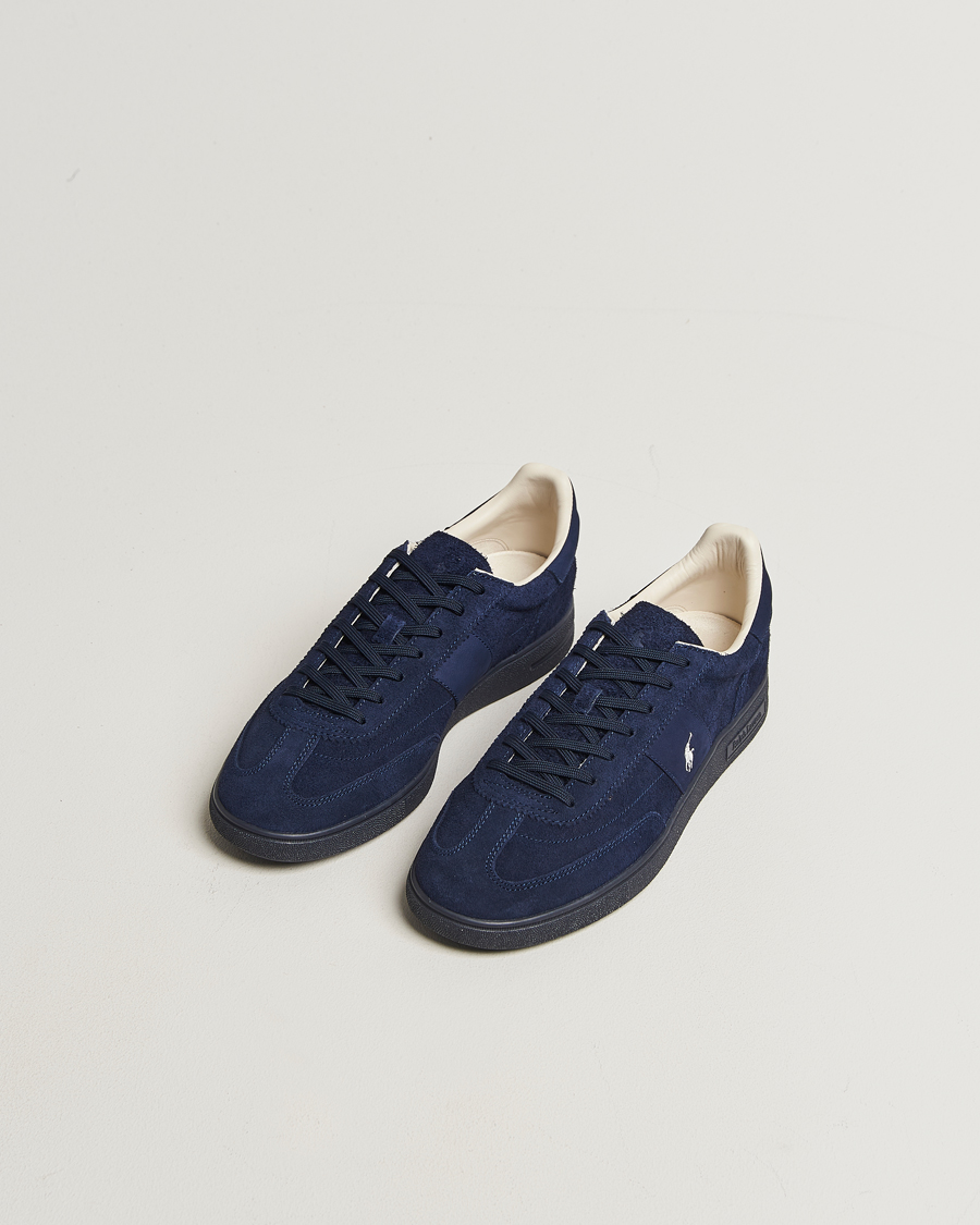 Herre | Trøjer | Polo Ralph Lauren | Bedford Suede Sneaker Tonal Navy