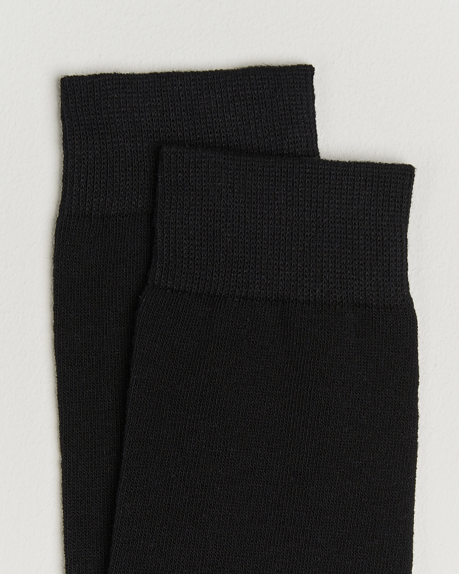 Herre | Undertøj | Care with Carl | 10-Pack Solid Cotton Socks BLACK