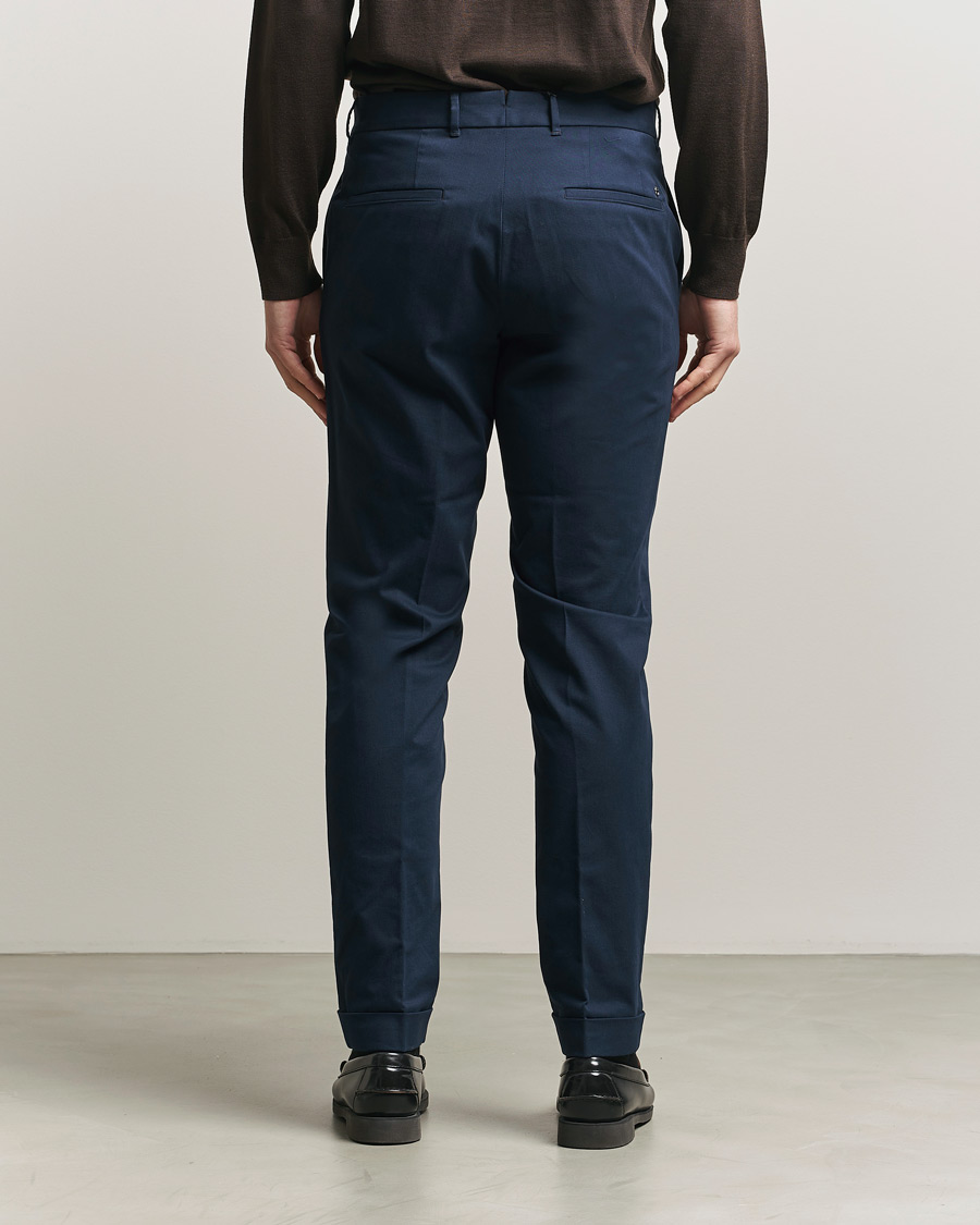Herre | Bukser | BOSS BLACK | Genius Cotton Trousers Dark Blue