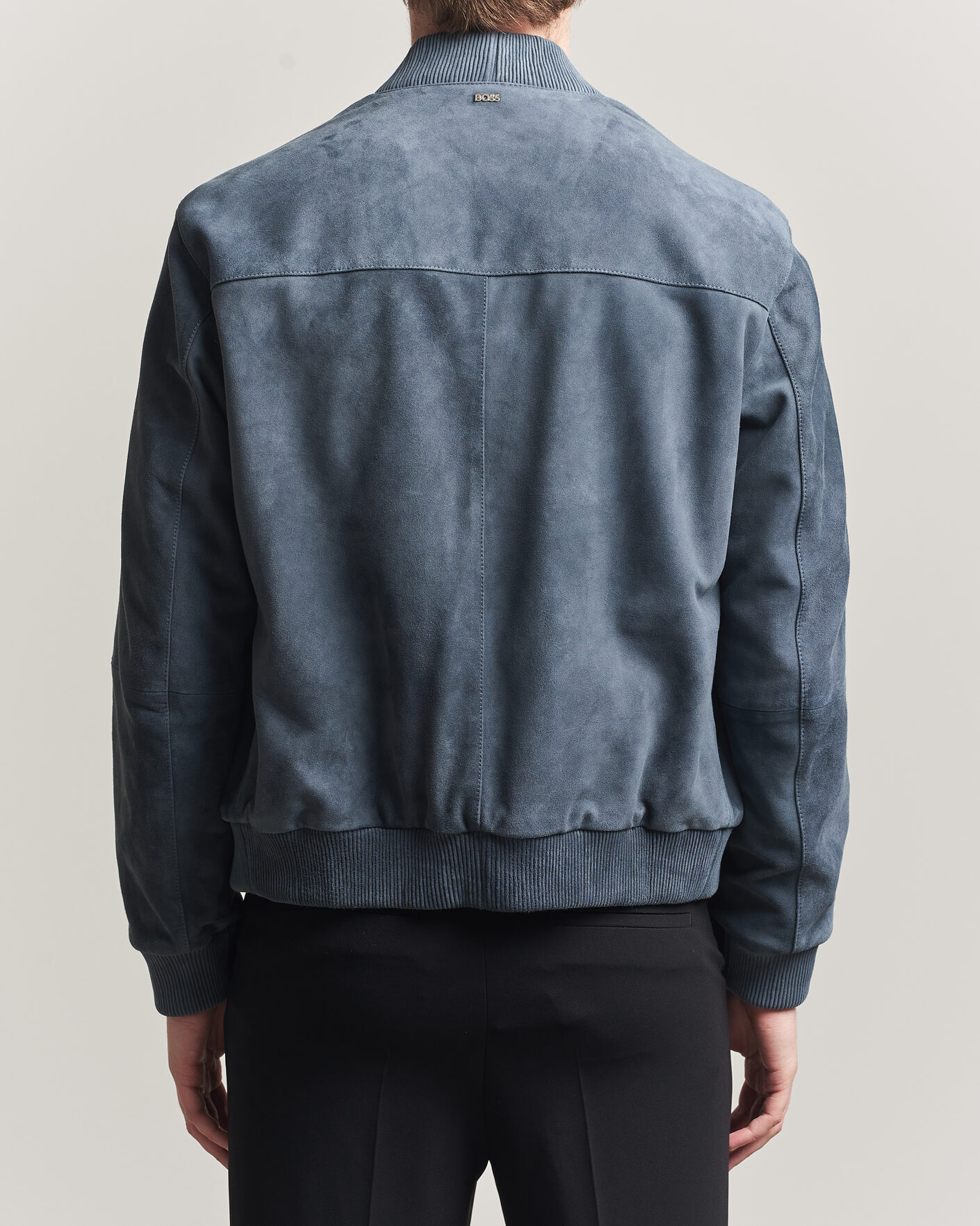 Herre | Jakker | BOSS BLACK | Muller Suede Jacket Open Blue