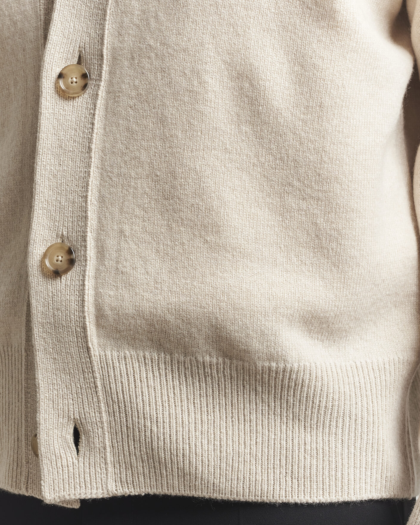 Herre | Trøjer | BOSS BLACK | Ucone Wool Knitted Cardigan Open White