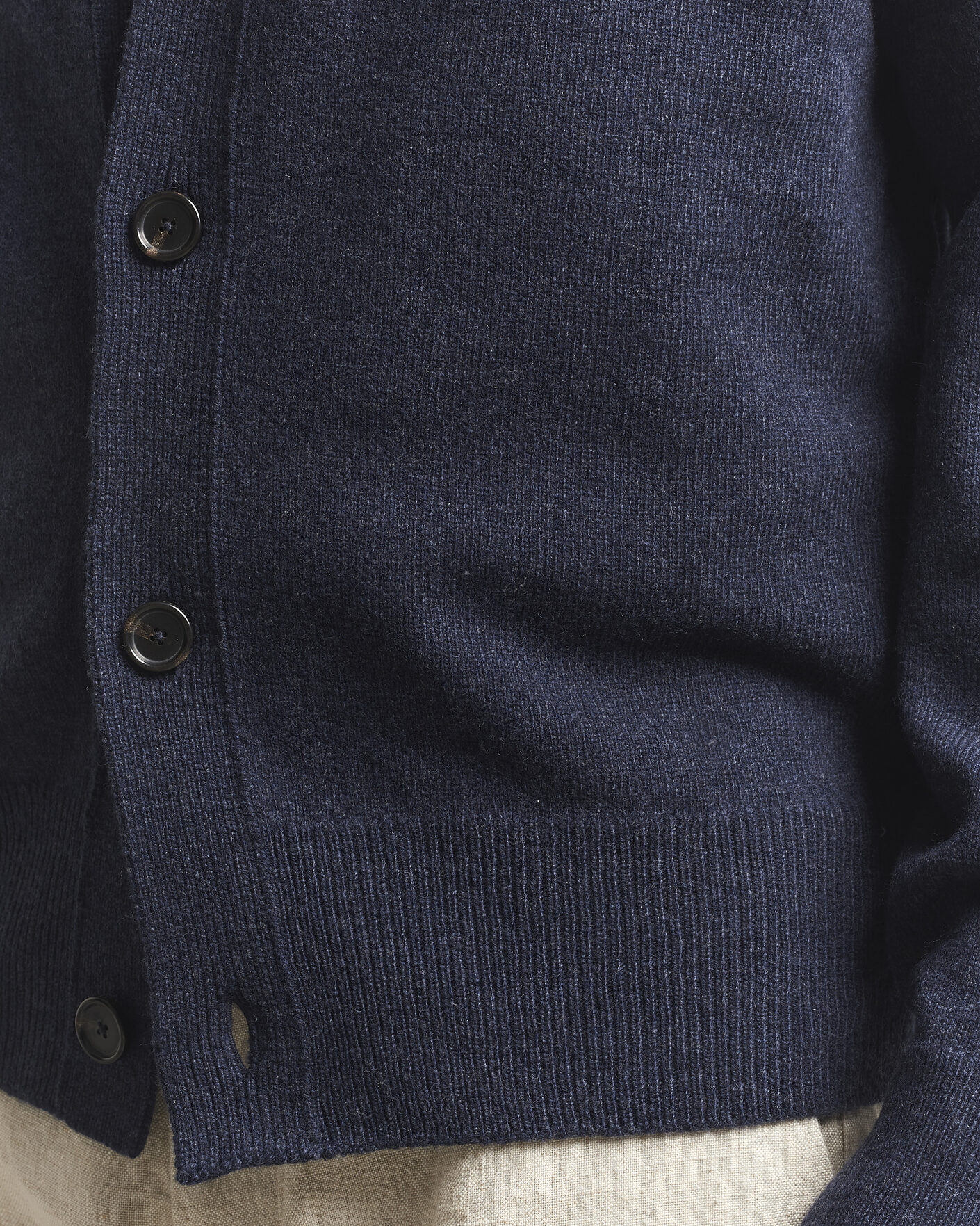 Herre | Trøjer | BOSS BLACK | Ucone Wool Knitted Cardigan Dark Blue