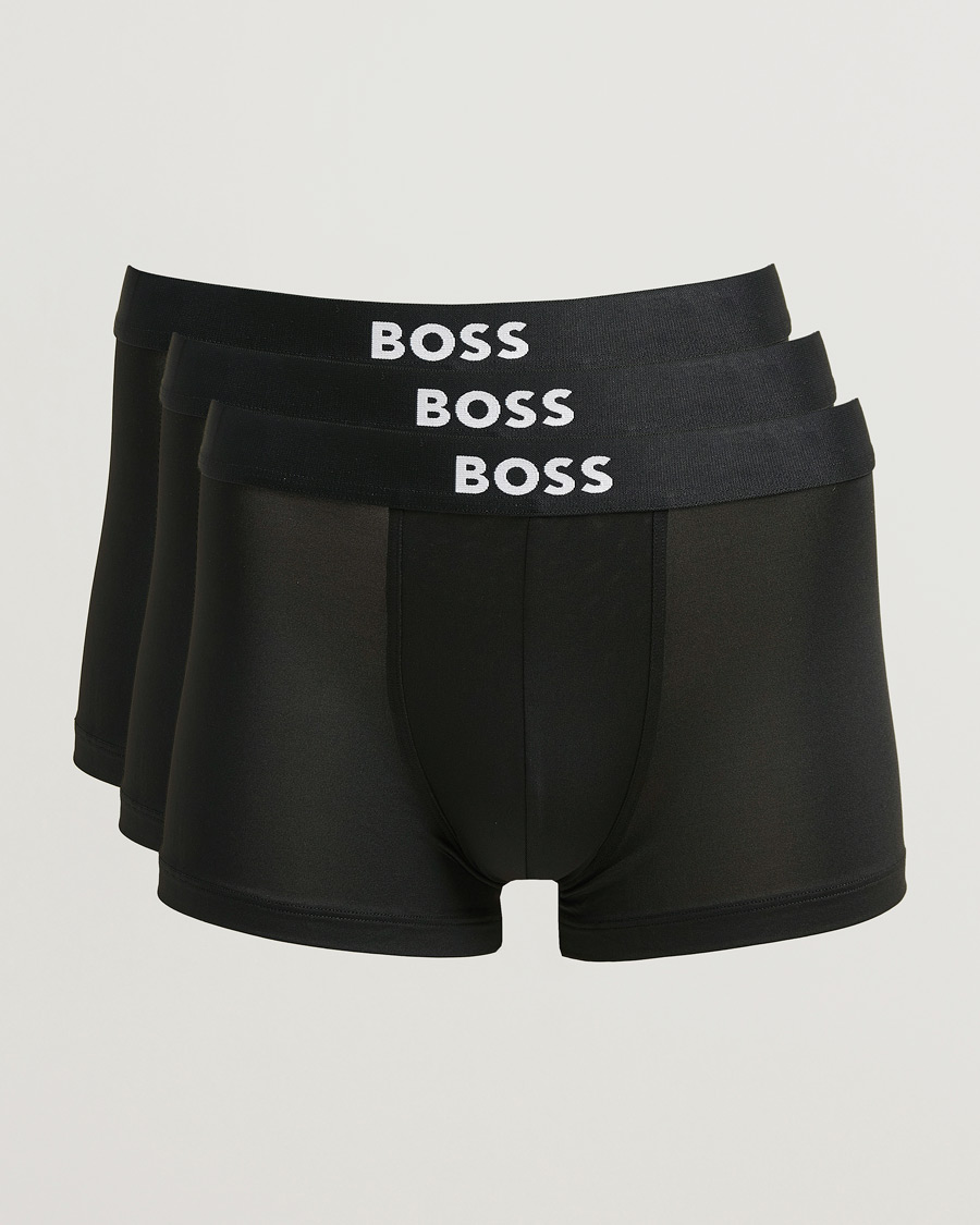 Herre | Undertøj | BOSS BLACK | 3-Pack Microfibre Trunk Black