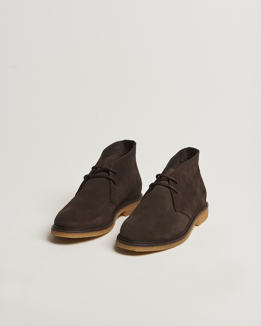 Herre | Støvler | BOSS BLACK | Kope Suede Desert Boots Dark Brown