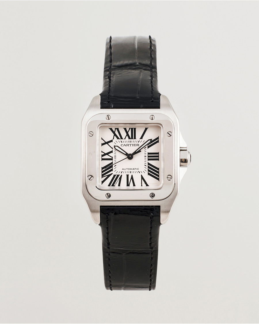 Herre | Pre-Owned & Vintage Watches | Cartier Pre-Owned | Santos 100