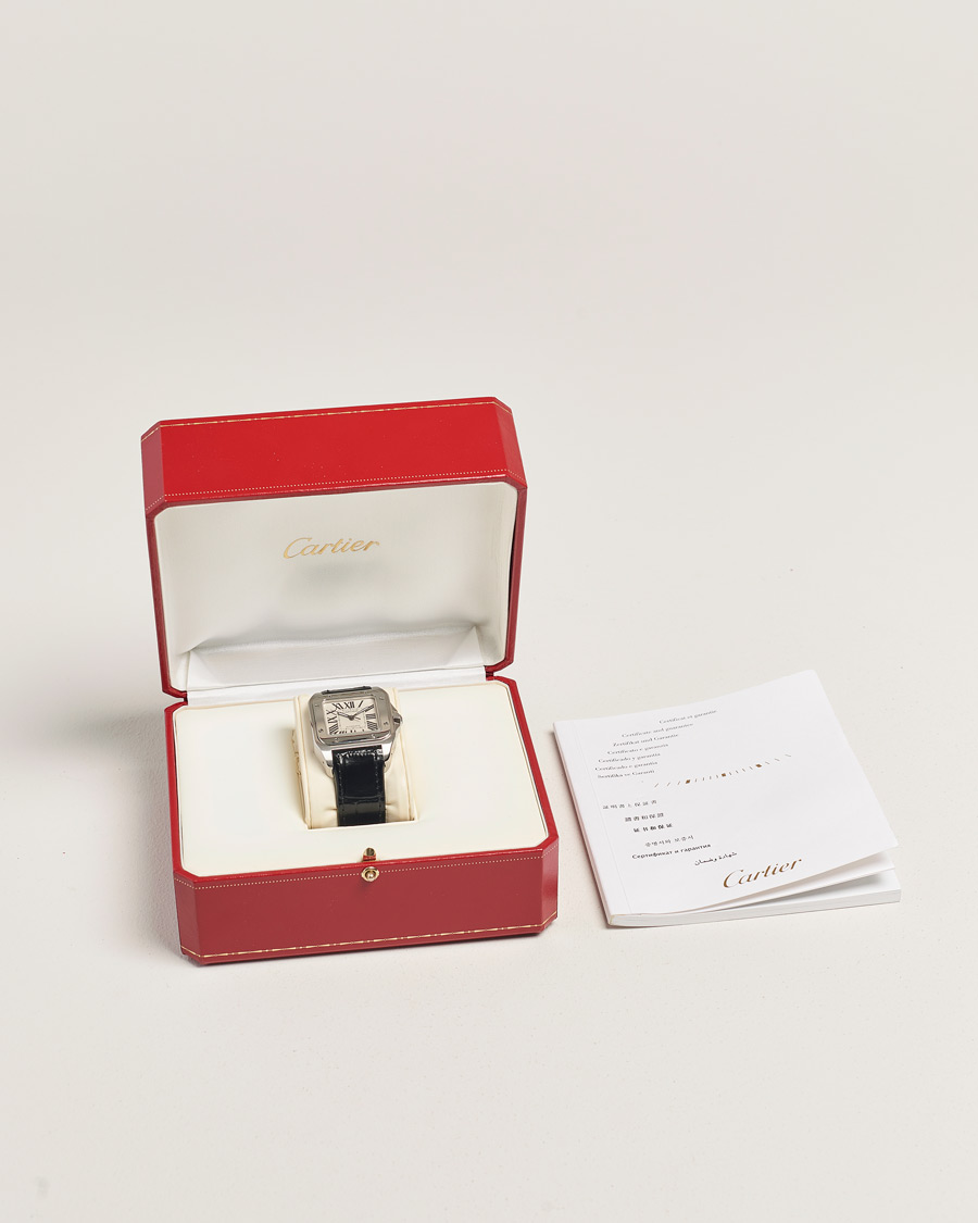 Herre | Pre-Owned & Vintage Watches | Cartier Pre-Owned | Santos 100