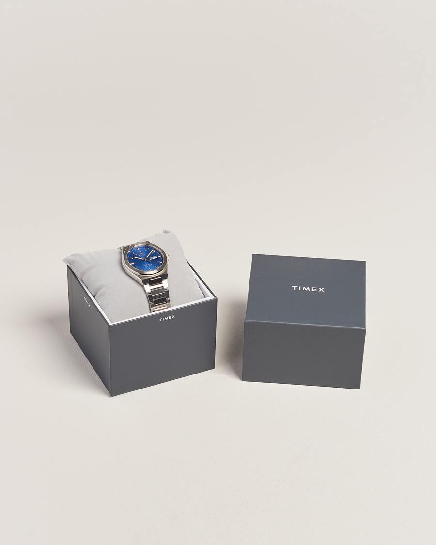 Herre | Timex Q Continental Day/Date 38mm Blue Dial | Timex | Q Continental Day/Date 38mm Blue Dial