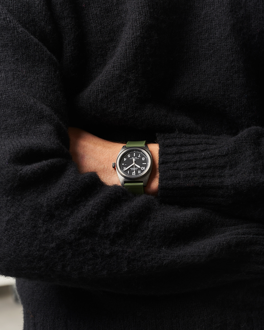 Herre | Timex Expedition Capstone Silicone Strap 39mm Black Dial | Timex | Expedition Capstone Silicone Strap 39mm Black Dial