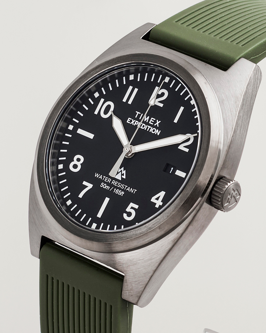Herre | Timex Expedition Capstone Silicone Strap 39mm Black Dial | Timex | Expedition Capstone Silicone Strap 39mm Black Dial